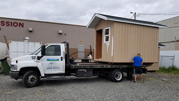 Tiny House Moving In